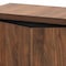 Baxton Studio Talon ModernTwo-Tone Walnut Brown and Dark Grey Finished Wood 2-Door Shoe Storage Cabinet 195-11724-ZORO - alternate 6